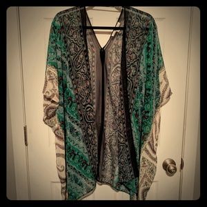 **SOLD** Boho Sheer Kimono Duster